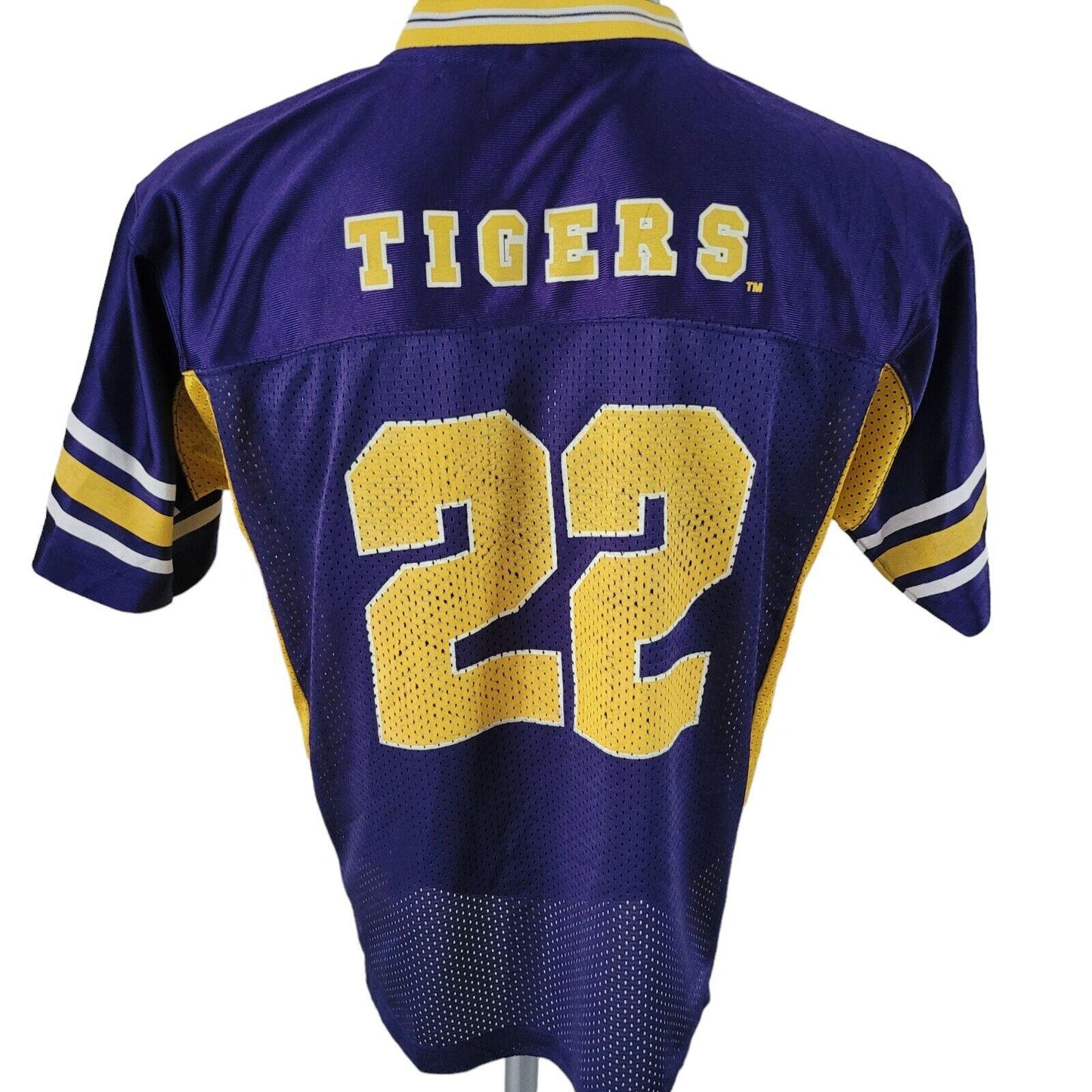 LSU Tigers Vintage Jersey in Vibrant Purple - Size S, Comfortable Jersey Fabric & Customizable-USASTARFASHION