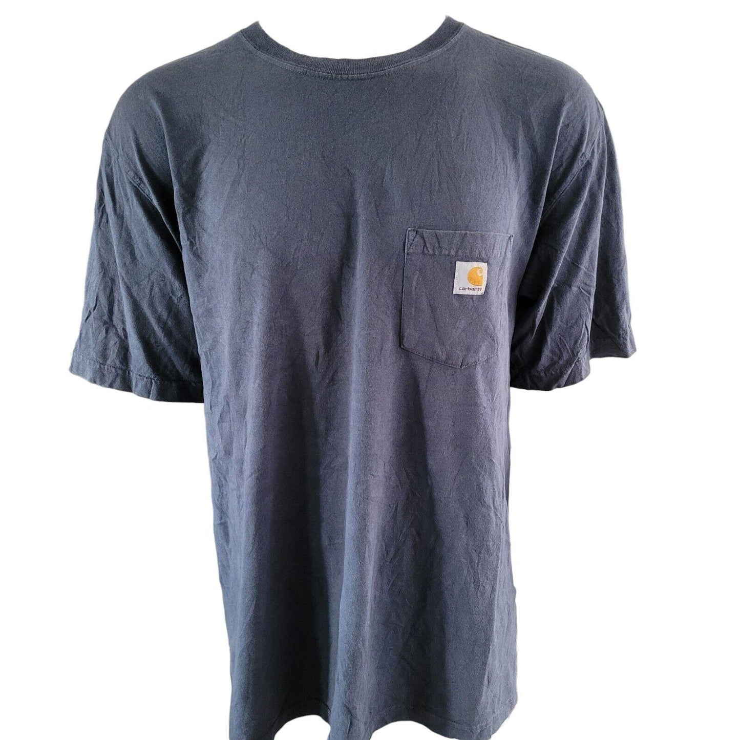 Vintage Carhartt Navy Blue T-Shirt | Size 2XL | Original Fit Classic Tee-USASTARFASHION