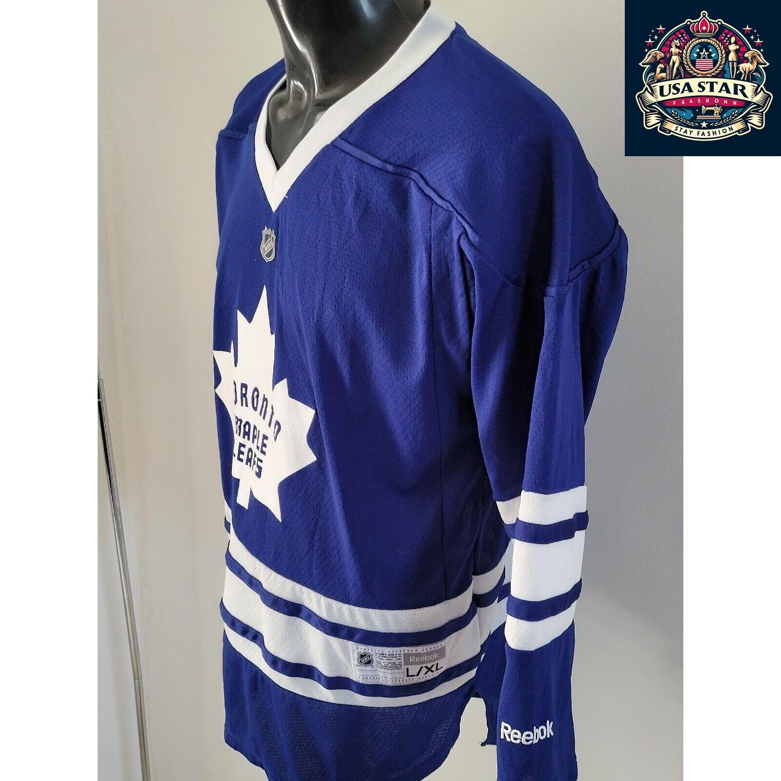 NHL Toronto Maple Leafs Jersey Youth L/XL - Stylish Blue & White Fan Gear for Kids - USASTARFASHION