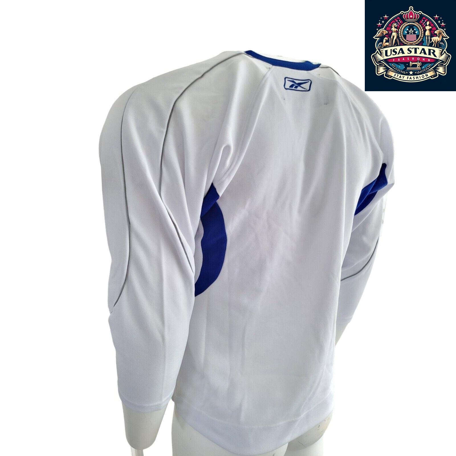 Reebok Youth Hockey Jersey L/XL - Vintage White, No Flaws, Comfortable Fit for Young Players - USASTARFASHION