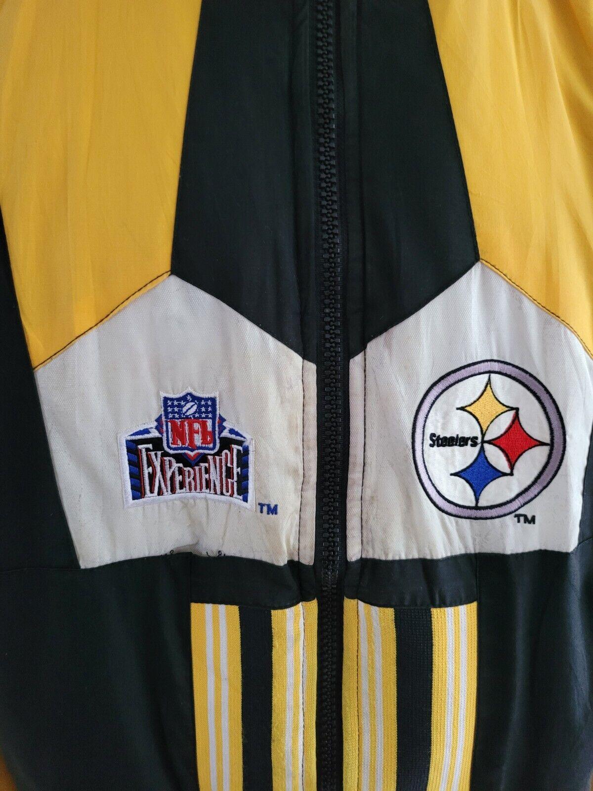 Vintage Pittsburgh Steelers Reversible NFL Puffer Jacket | XL | Made in USA-USASTARFASHION