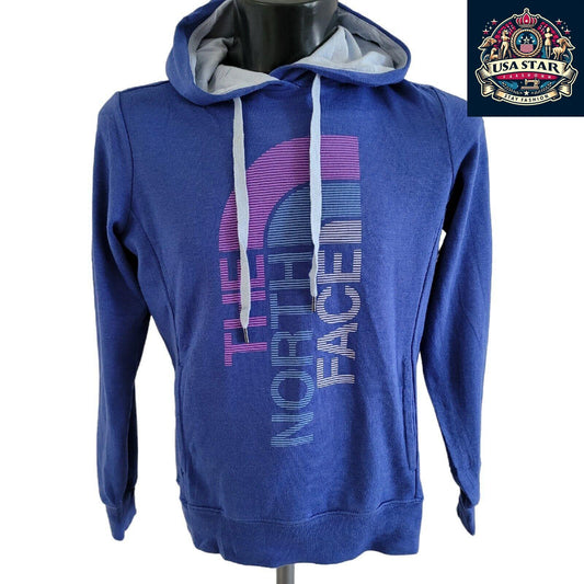 North Face Women's Hoodie - Soft Fabric, Kangaroo Pocket, Classic Design, Size M - USASTARFASHION