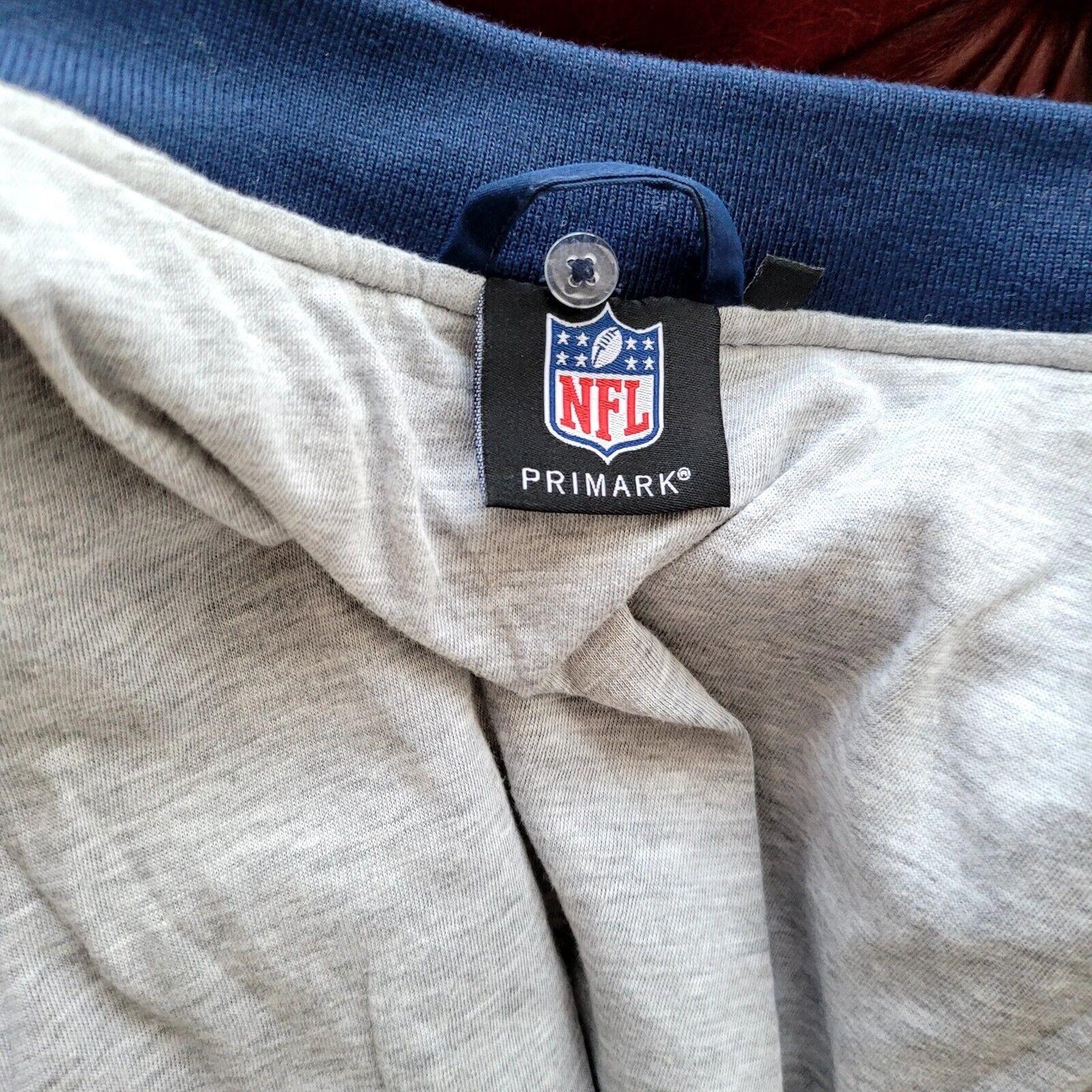 NFL Patriots Primark Jacket Mens Size 2XL Navy Blue-USASTARFASHION