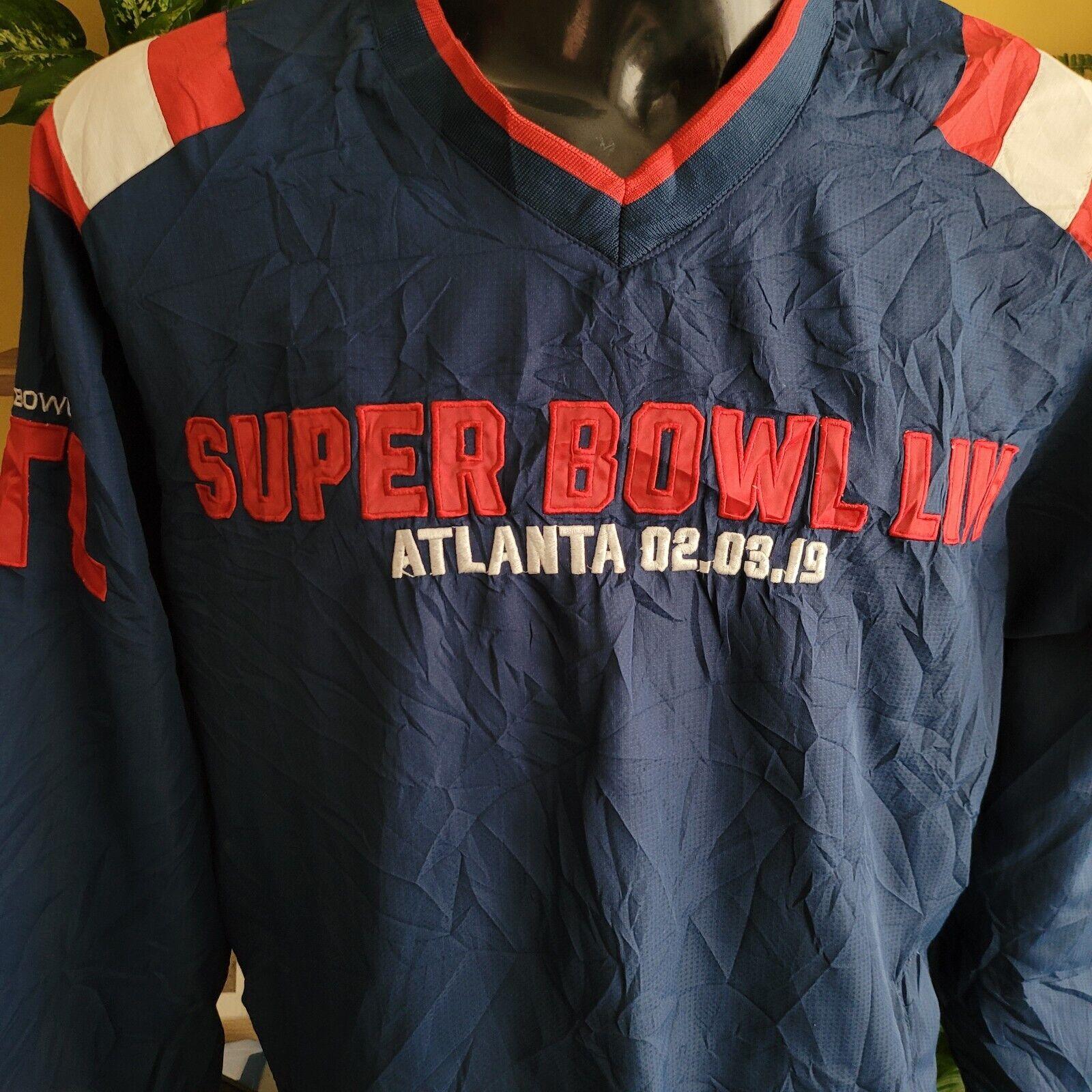 NFL G-III Apparel Super Bowl LIII Atlanta '19 Size L Windbreaker-USASTARFASHION