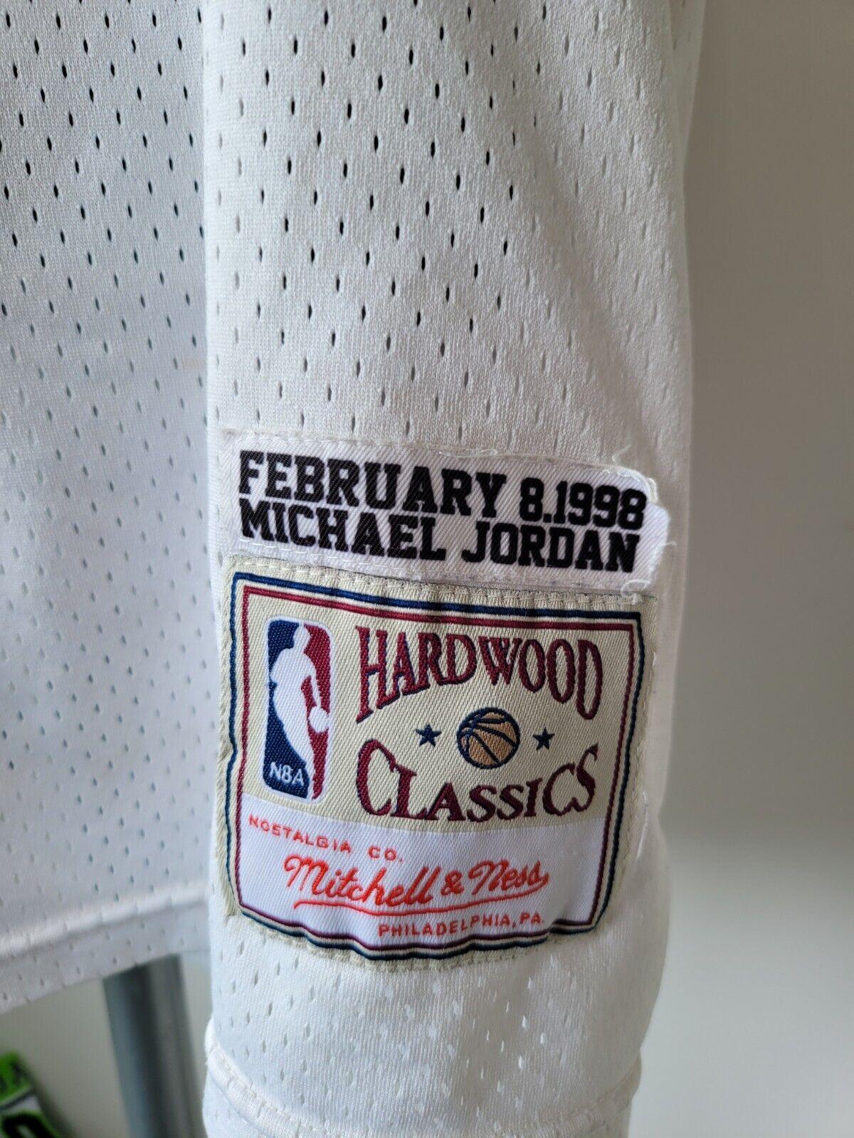 NBA Chicago Bulls #23 Jordan Hardwood Classics Jersey - Size L-USASTARFASHION