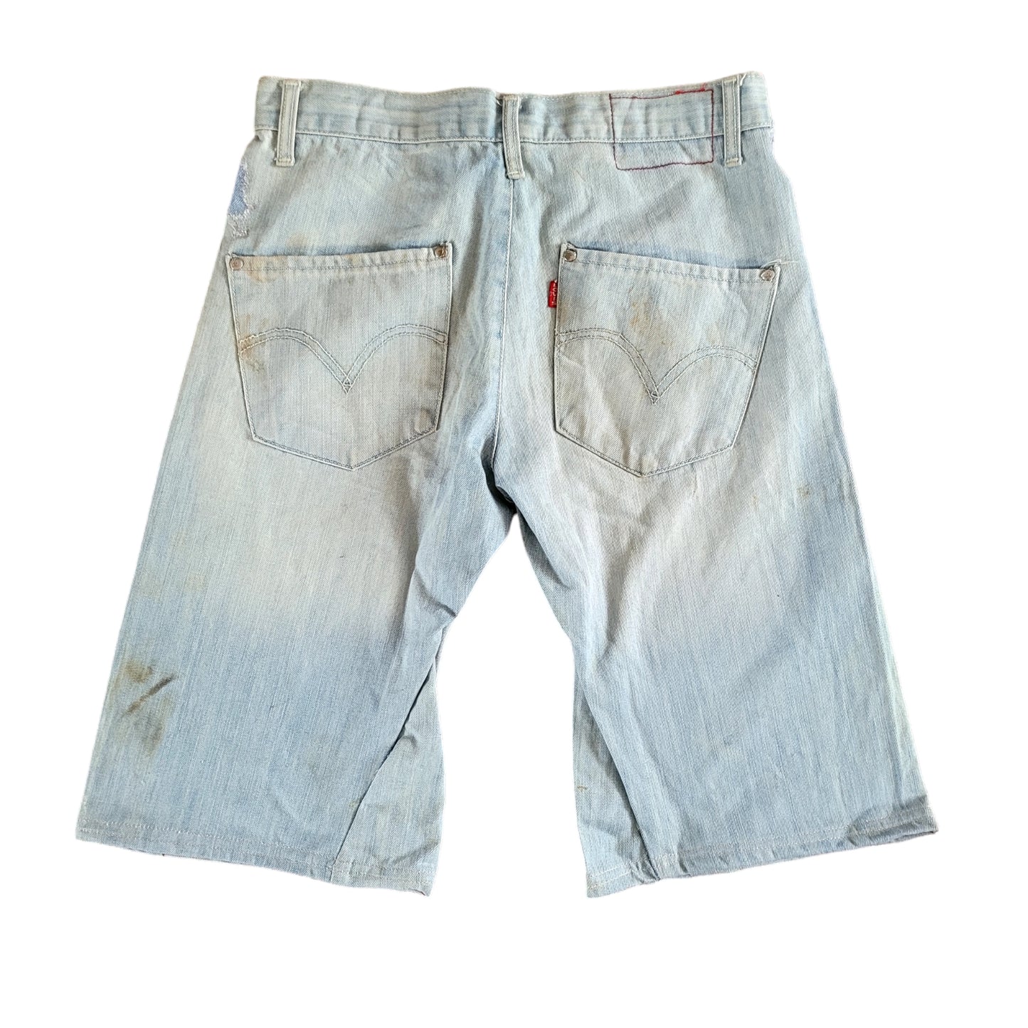 Levi's Engineered Jorts, W29 , Light Blue Denim, Ideal for Workwear-USASTARFASHION