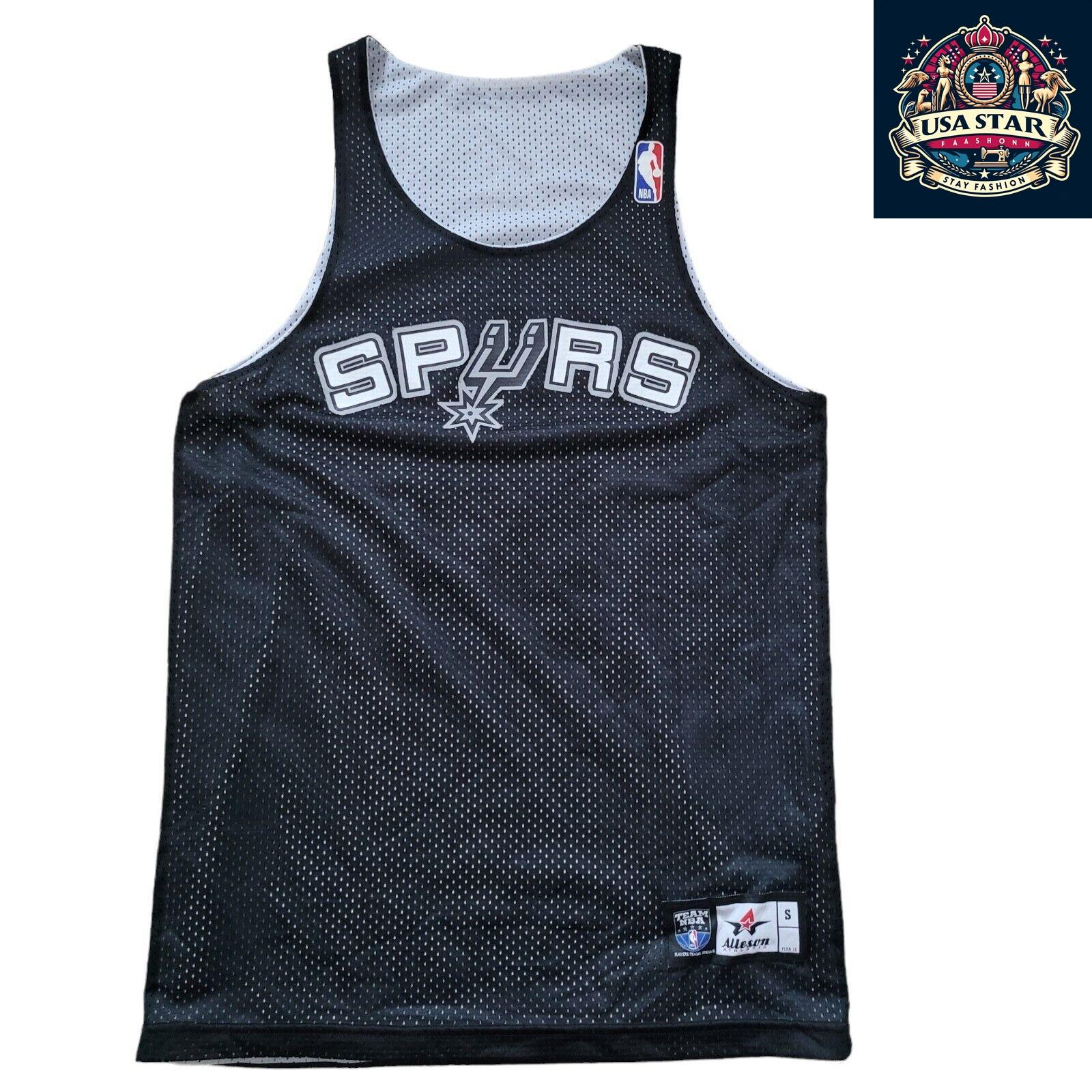 Reversible Alleson Athletic San Antonio Spurs Jersey #14 Size S - Durable, Comfortable Design - USASTARFASHION