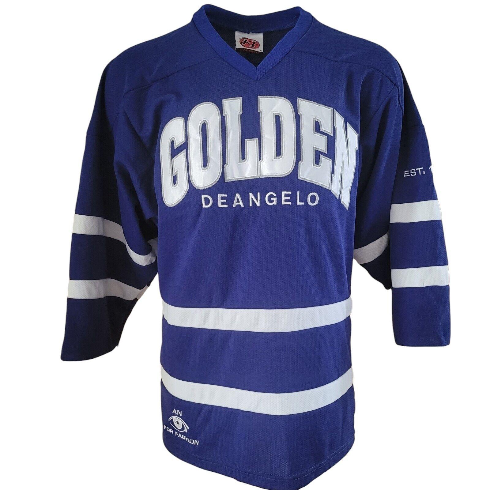 K1 Golden DeAngelo Jersey in Blue | Size M, Collector's Edition-USASTARFASHION