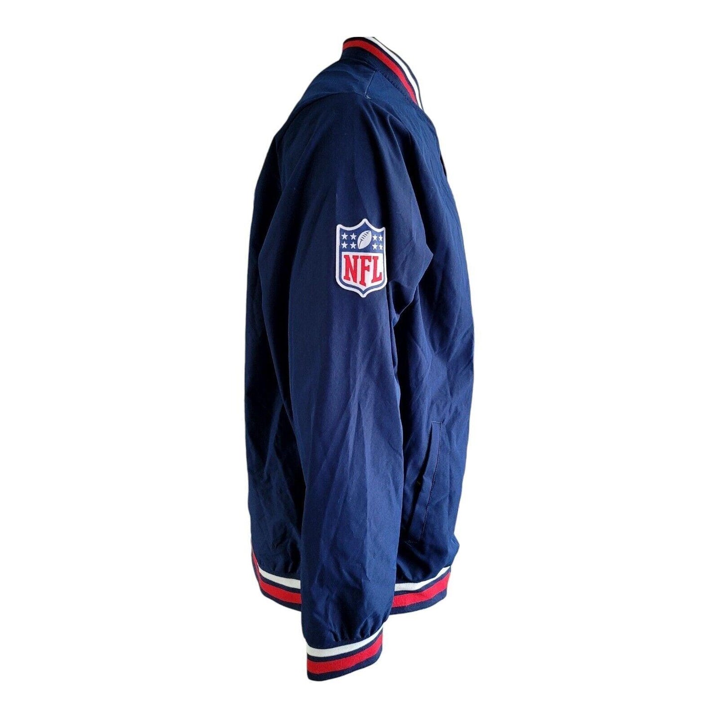 NFL Patriots Primark Jacket Mens Size 2XL Navy Blue-USASTARFASHION