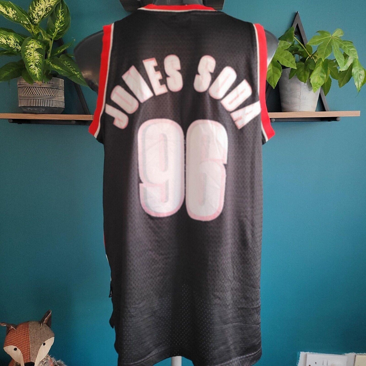 NBA Adidas #96 Portland Jones Soda Jersey - Size M-USASTARFASHION