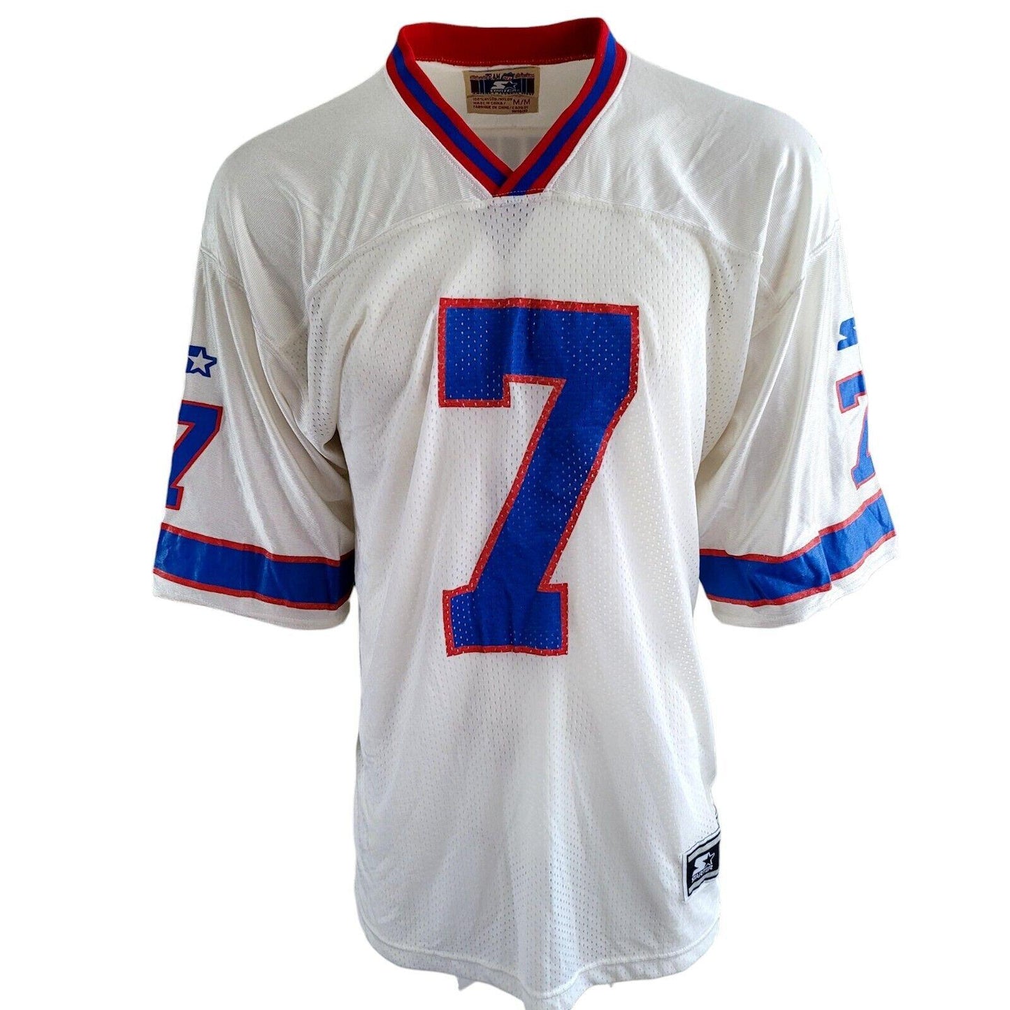 Doug Flutie #7 Buffalo Bills NFL Starter White Home Jersey Men's Size M-USASTARFASHION