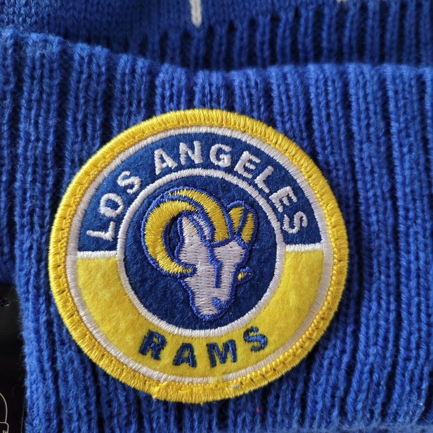 Los Angeles Rams New Era Beanie Hat: Acrylic, One Size Fits All-USASTARFASHION