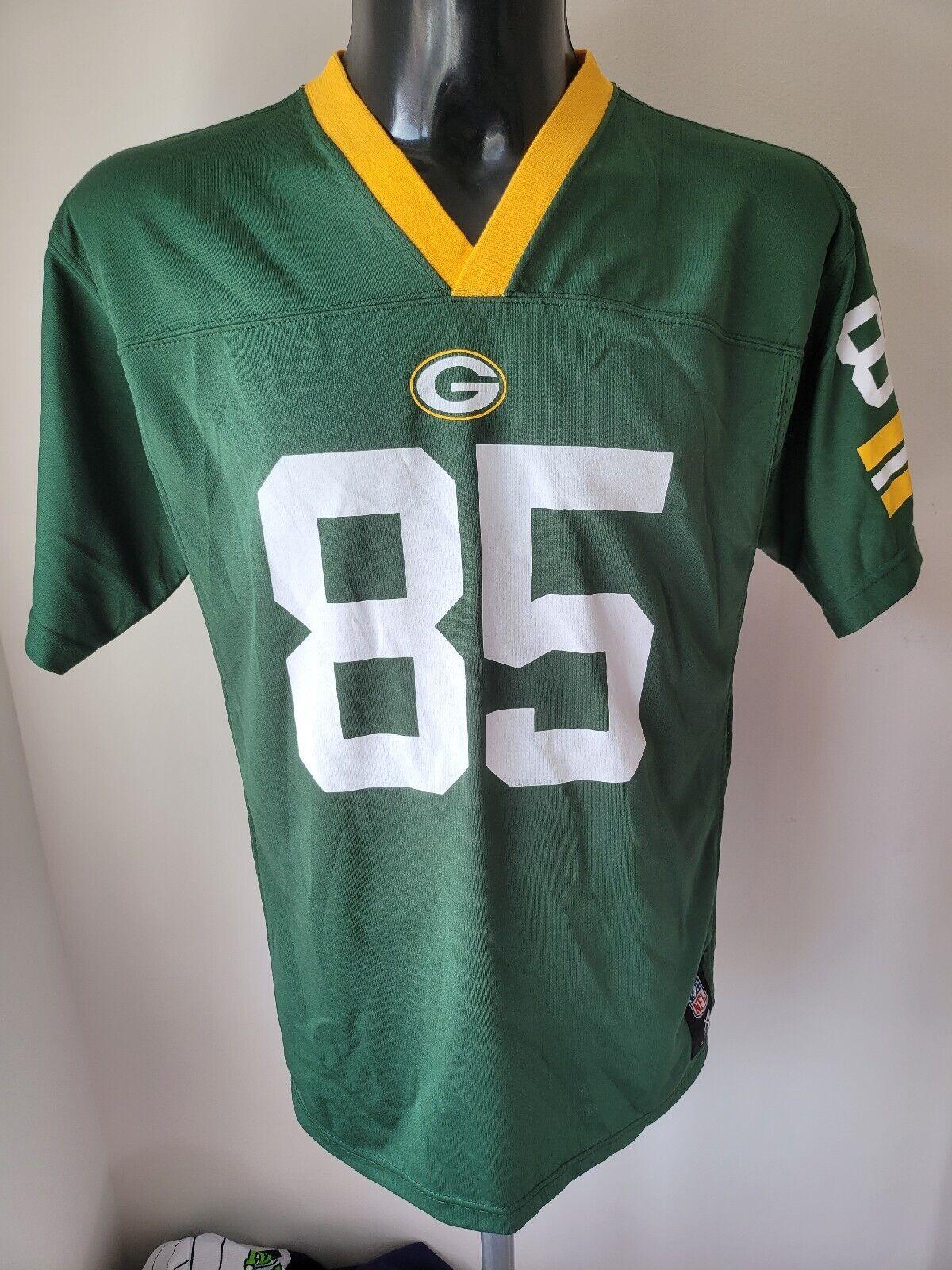 Green Bay Packers #85 Greg Jennings Men's Authentic NFL Jersey -  Iconic Team Colors-USASTARFASHION