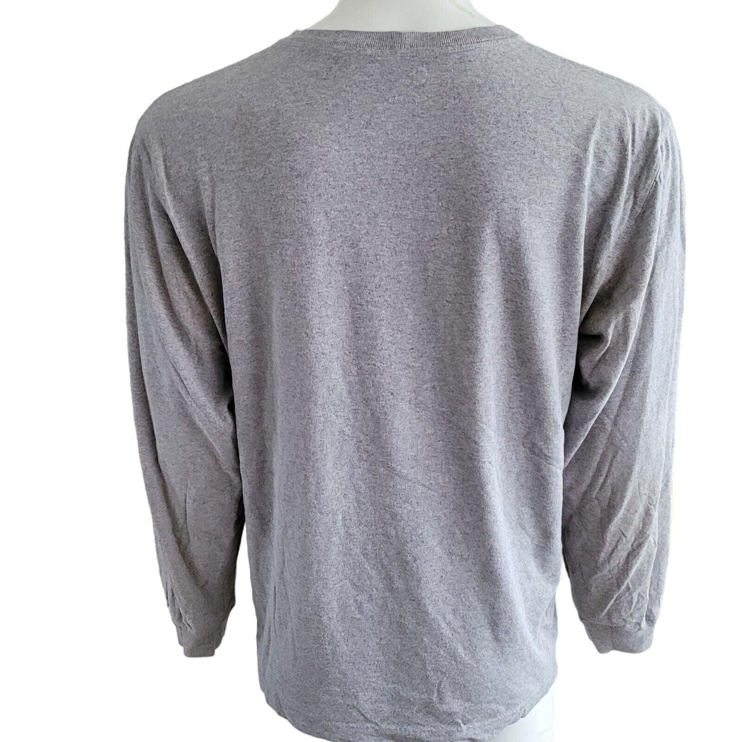 Carhartt 90/10 Cotton-Poly Gray Long Sleeve Tee | Size M-USASTARFASHION