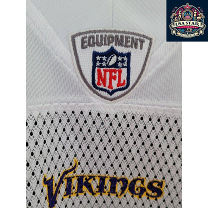 Minnesota Vikings Jersey Adult Large Reebok 12 Percy Harvin, High-Quality Fabric, Authentic Colors - USASTARFASHION