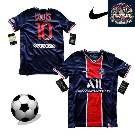 Nike PSG Youth Home Jersey Size S - Louis #10 - New with Tags - Paris Saint Germain Jersey - USASTARFASHION