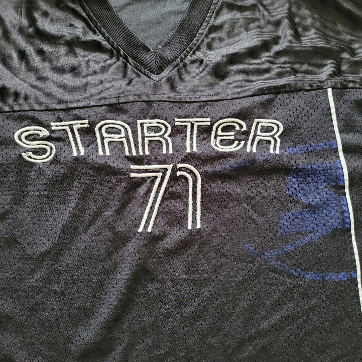 Starter Black Sports Jersey - No. 71 - Size L - Athletes' Choice-USASTARFASHION