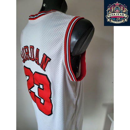 Chicago Bulls Jersey #23 Michael Jordan Hardwood Classics Mitchell & Ness, Size L - USASTARFASHION