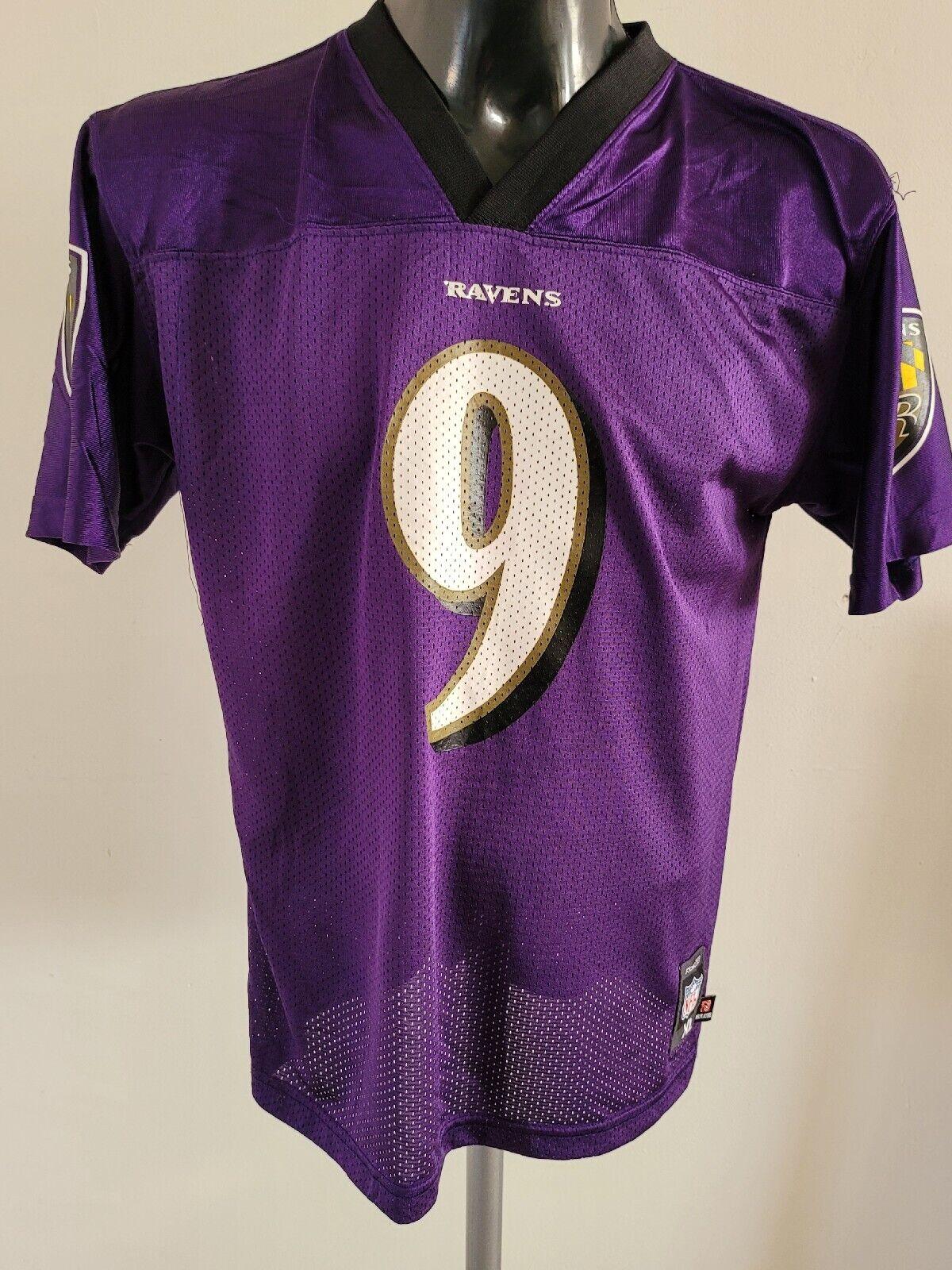 NFL Baltimore Ravens Youth XLarge #9 Steve McNair Reebok Jersey, Size 18-20-USASTARFASHION