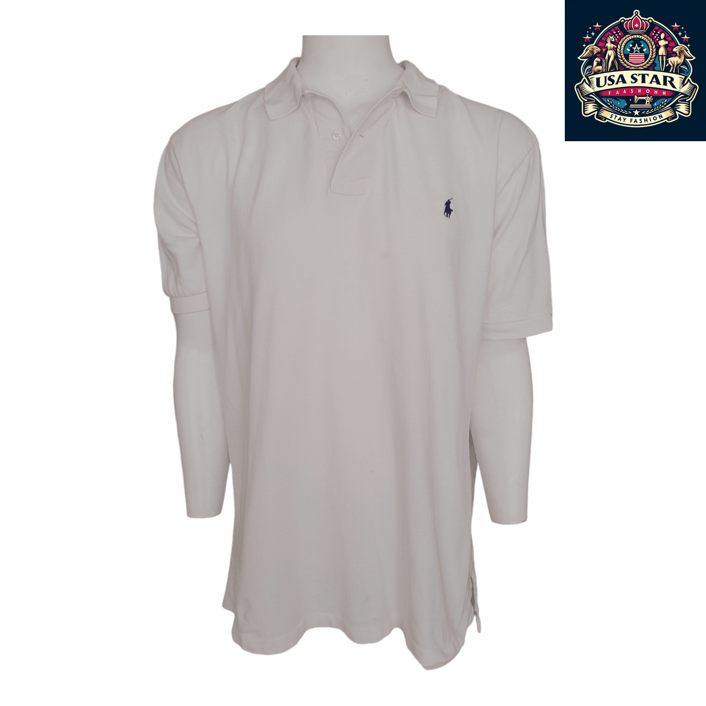 Polo Ralph Lauren Classic White Polo Shirt XXL - Soft 100% Cotton, Timeless Style & Breathable Comfort - USASTARFASHION