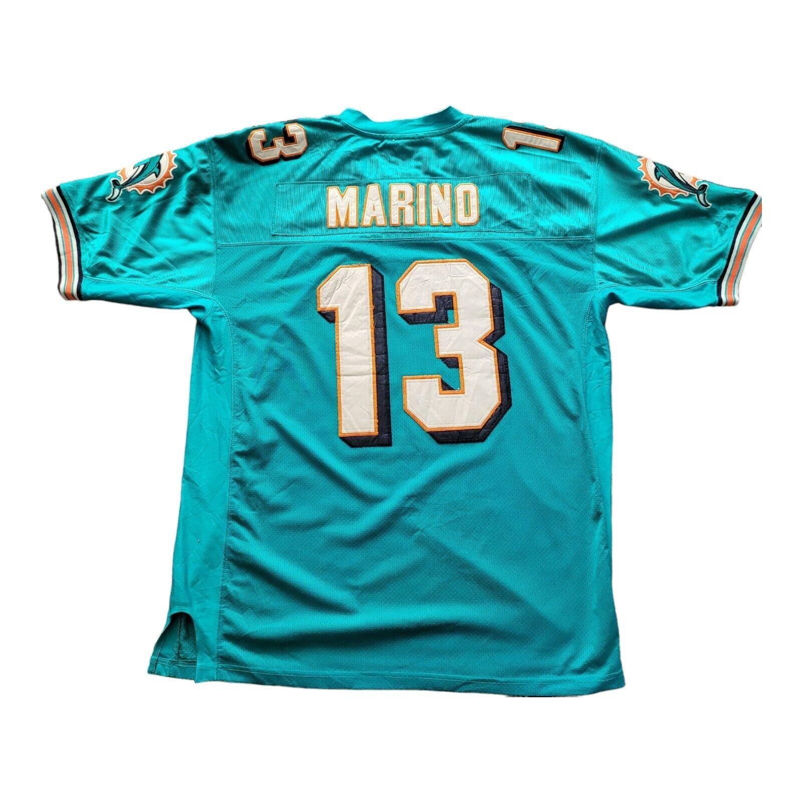 Miami Dolphins Dan Marino #13 Throwbacks Jersey Size 54 (XL)-USASTARFASHION