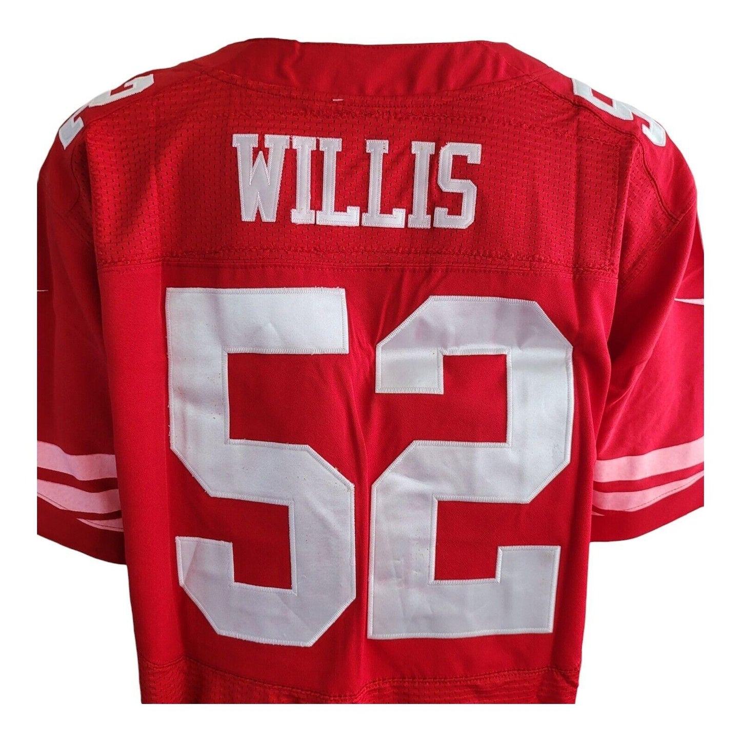 San Francisco 49ers NFL Jersey - Home Replica No. 52 Willis - Size Medium 🏈-USASTARFASHION