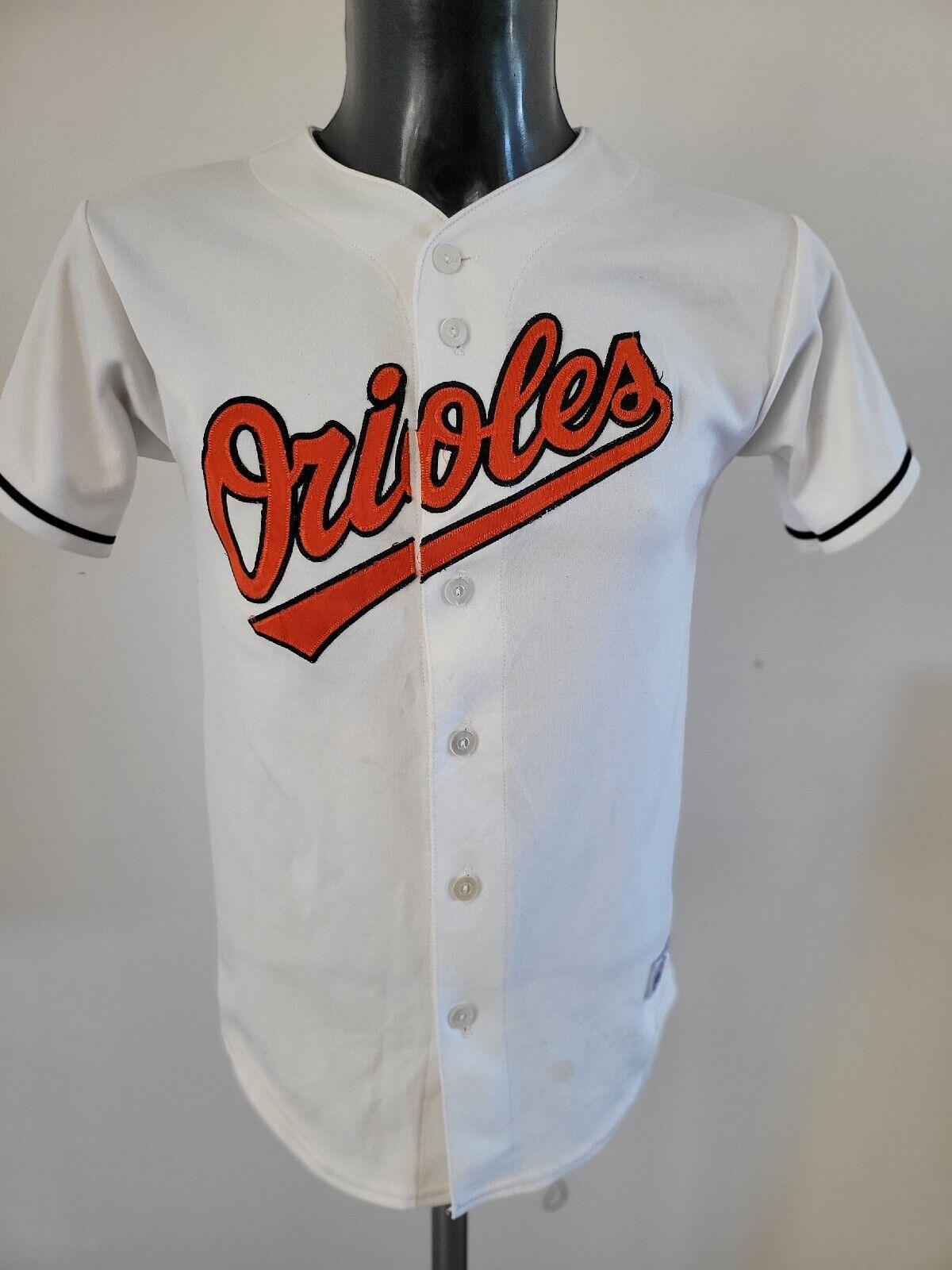 Baltimore Orioles #1 Brian Roberts White Jersey Youth Size L-USASTARFASHION