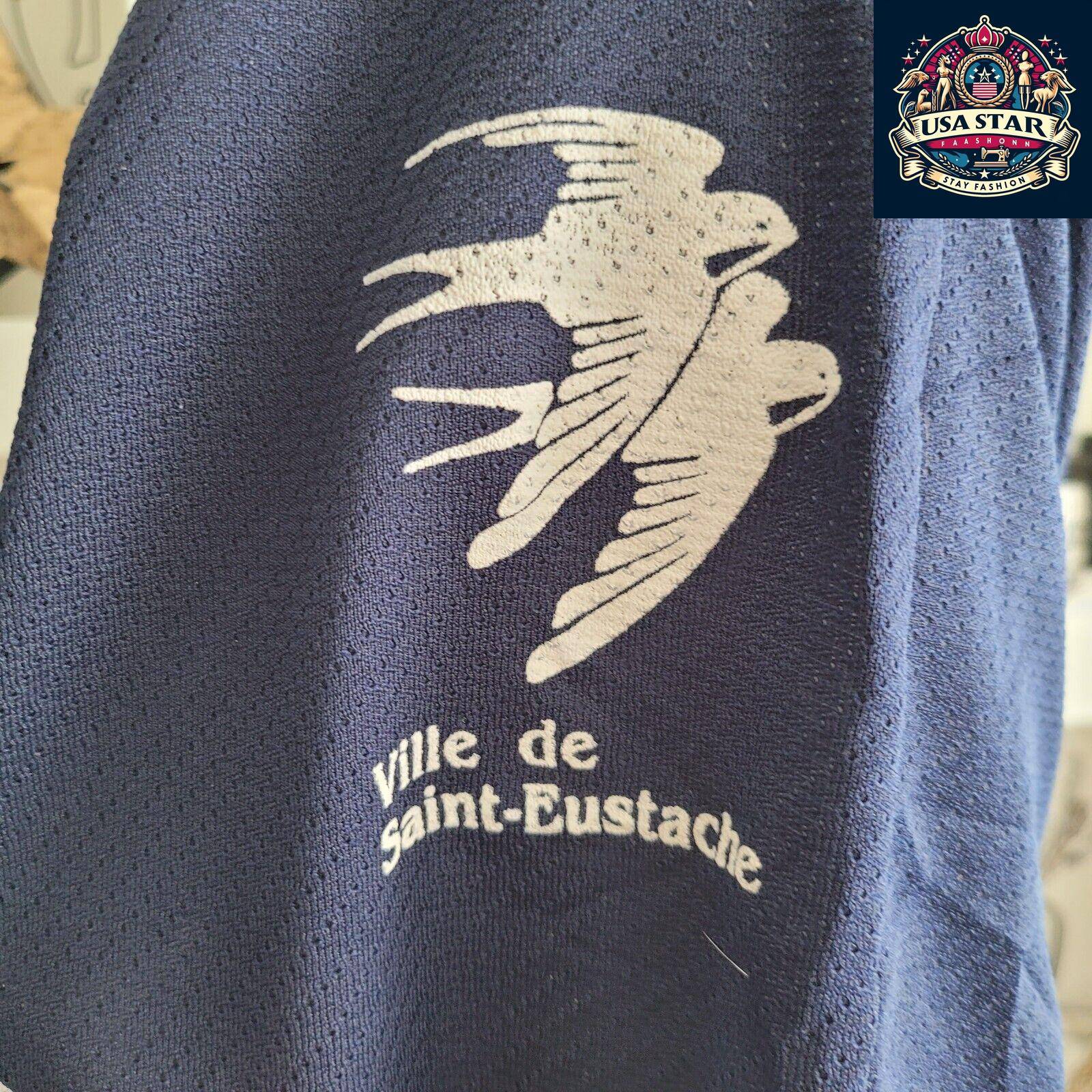 CCM Saint Eustache Hockey Jersey No 6 Made In Canada Size L - Authentic Team Spirit - USASTARFASHION