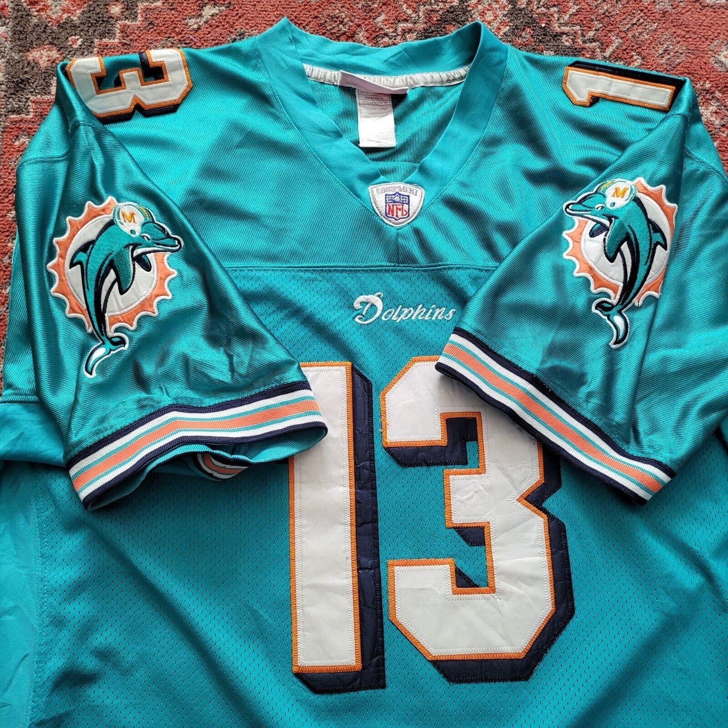 Miami Dolphins Dan Marino #13 Throwbacks Jersey Size 54 (XL)-USASTARFASHION