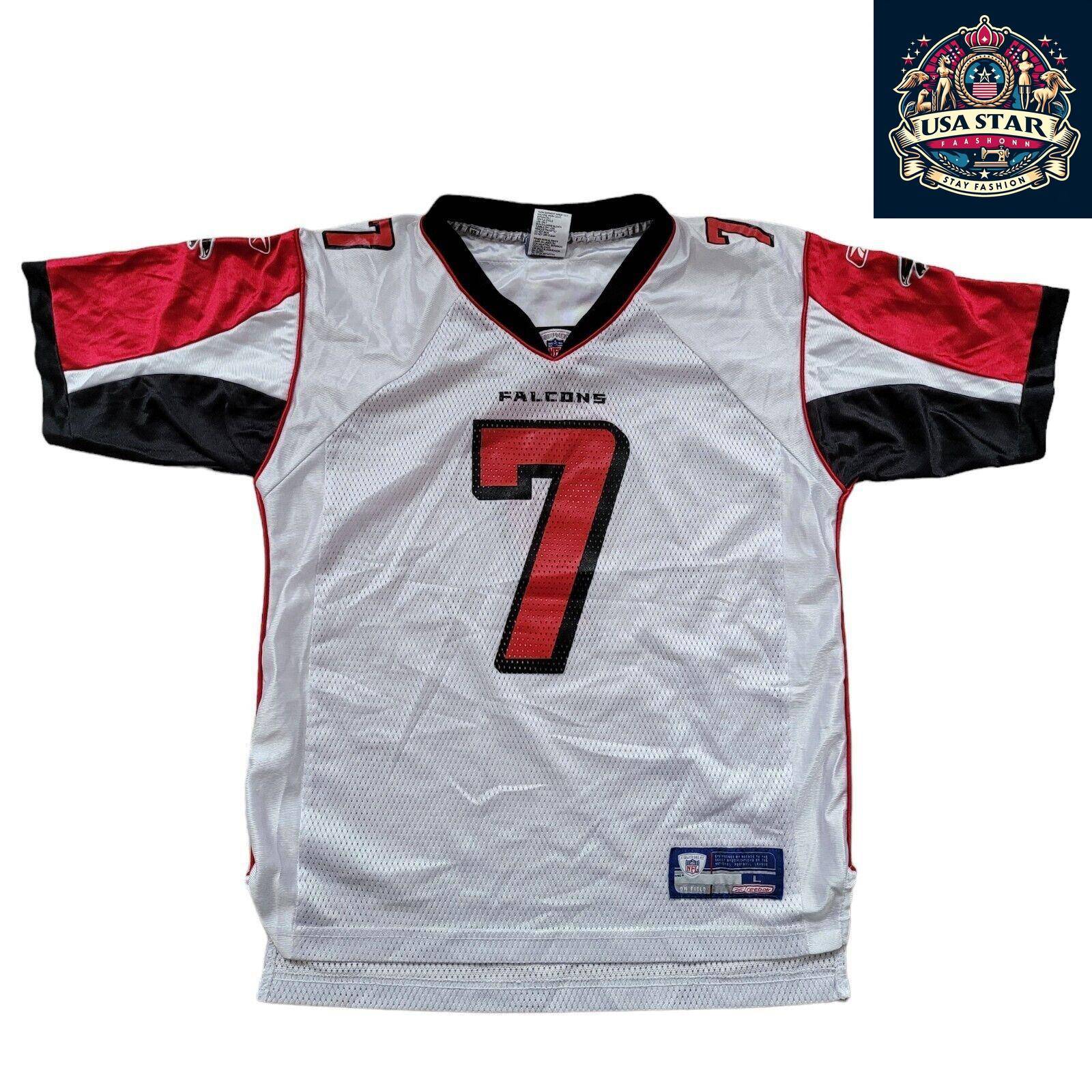 Atlanta Falcons Jersey - Vick #7 NFL On Field Reebok Jersey, Premium Quality, Authentic Colors - USASTARFASHION