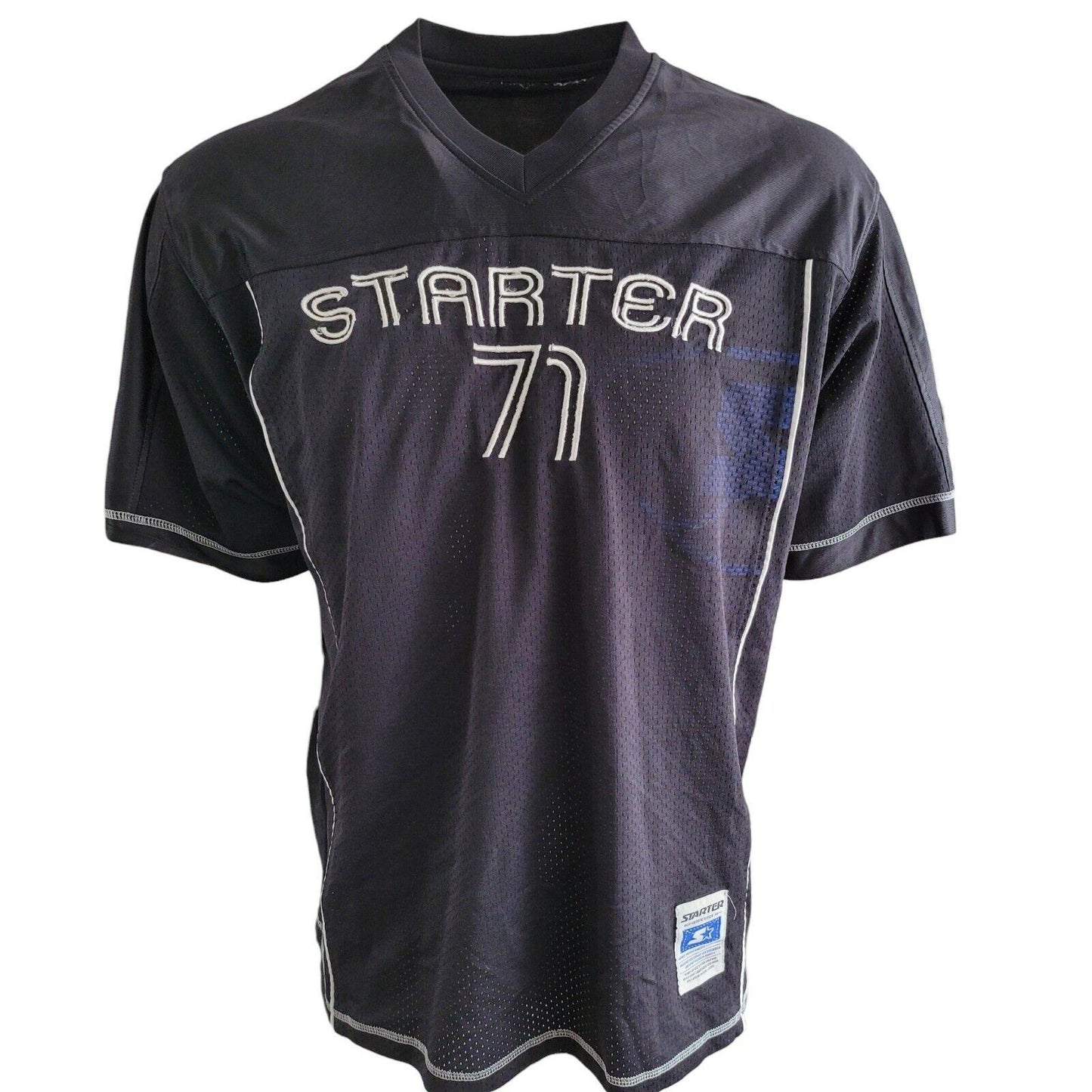 Starter Black Sports Jersey - No. 71 - Size L - Athletes' Choice-USASTARFASHION