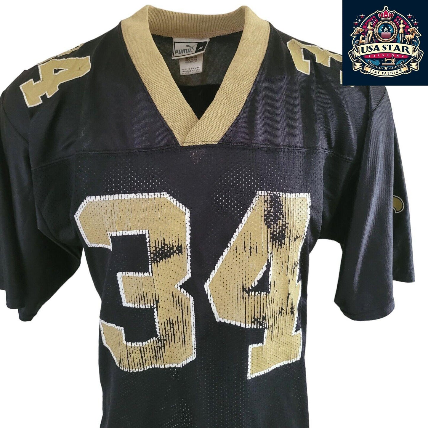 Vintage PUMA NFL New Orleans saints R Williams jersey SZ M - USASTARFASHION