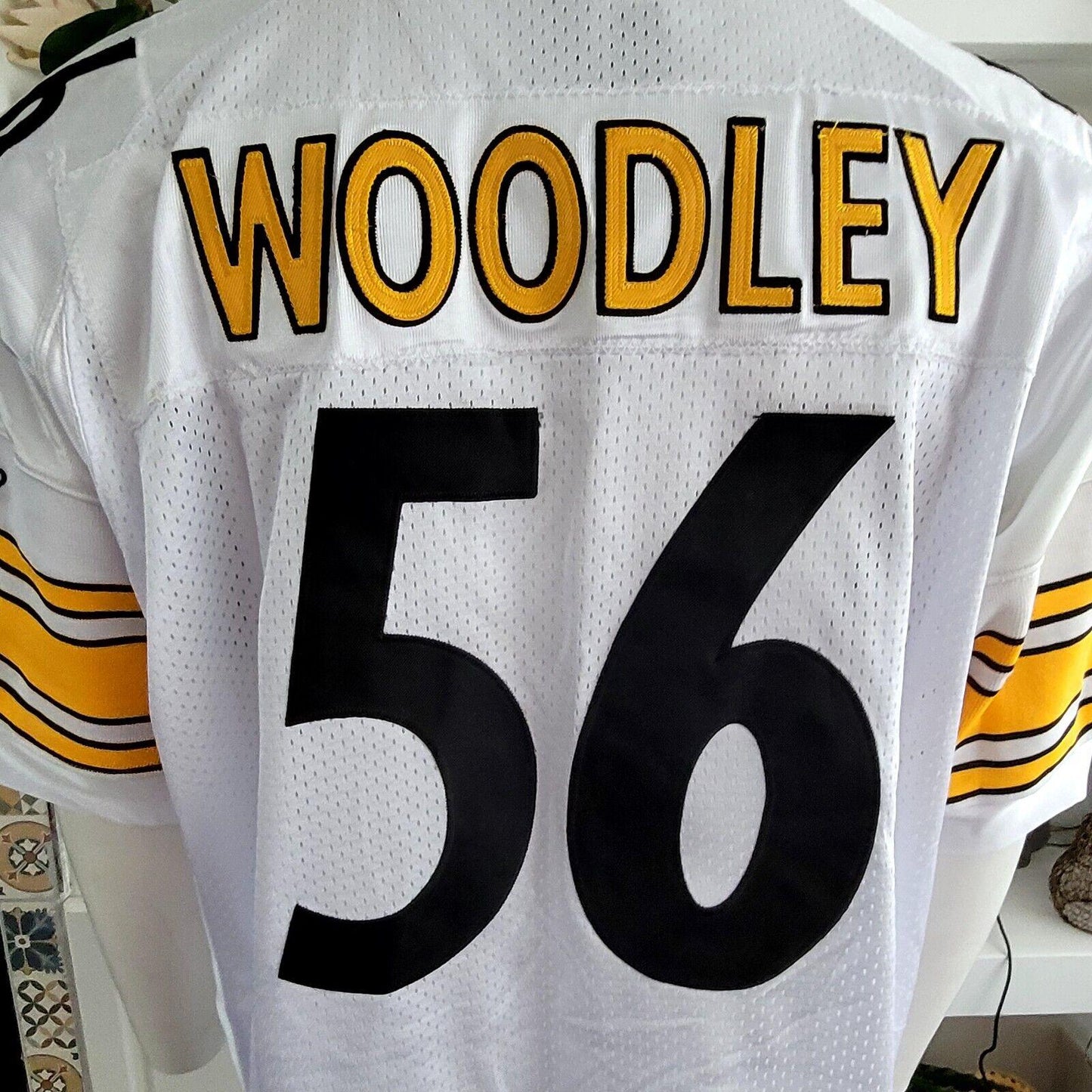 Pittsburgh Steelers Woodley #56 Replica Jersey | Size 54-USASTARFASHION