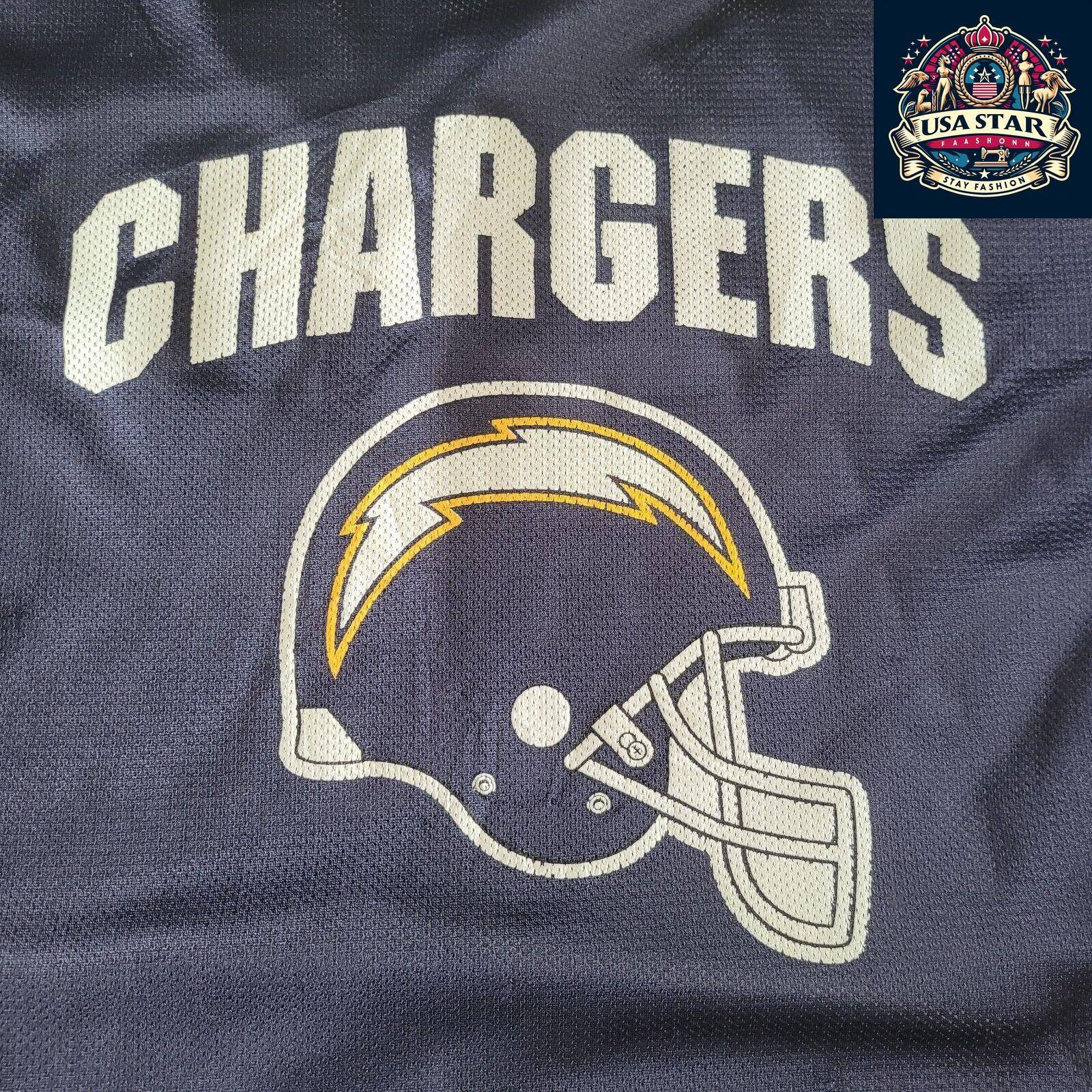 Los Angeles Chargers Jersey - Reversible Flag Football Jersey Size M for Comfortable Team Pride - USASTARFASHION