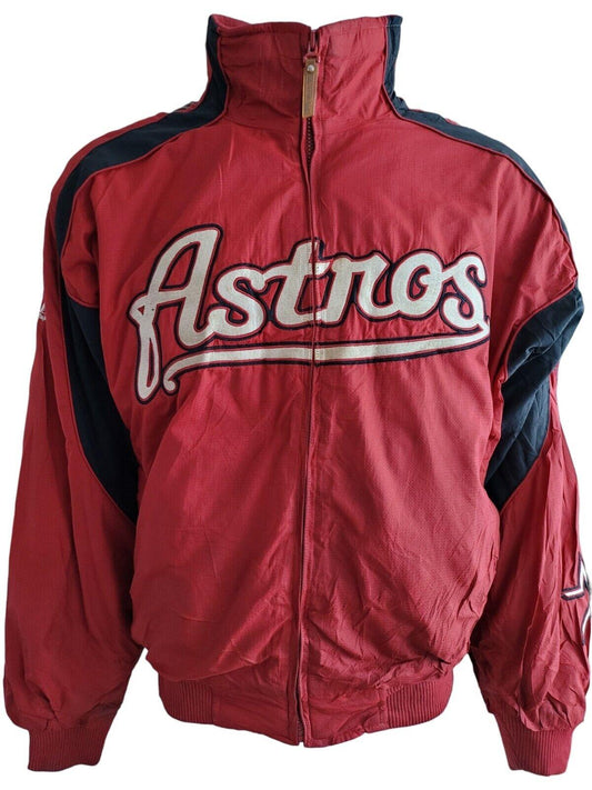 Vintage Houston Astros Bomber Jacket Size L by Majestic - Authentic Rare Find-USASTARFASHION