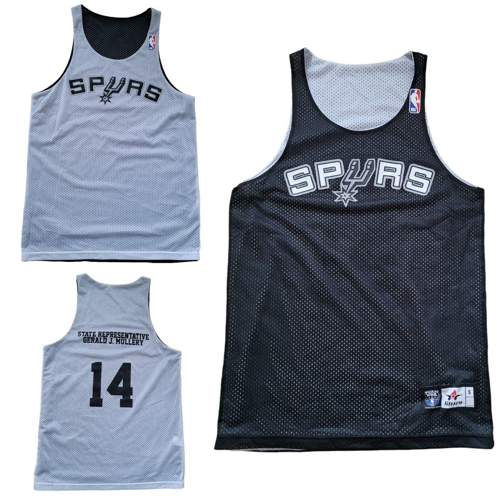 Reversible Alleson Athletic #14 San Antonio Spurs Jersey - Size S-USASTARFASHION