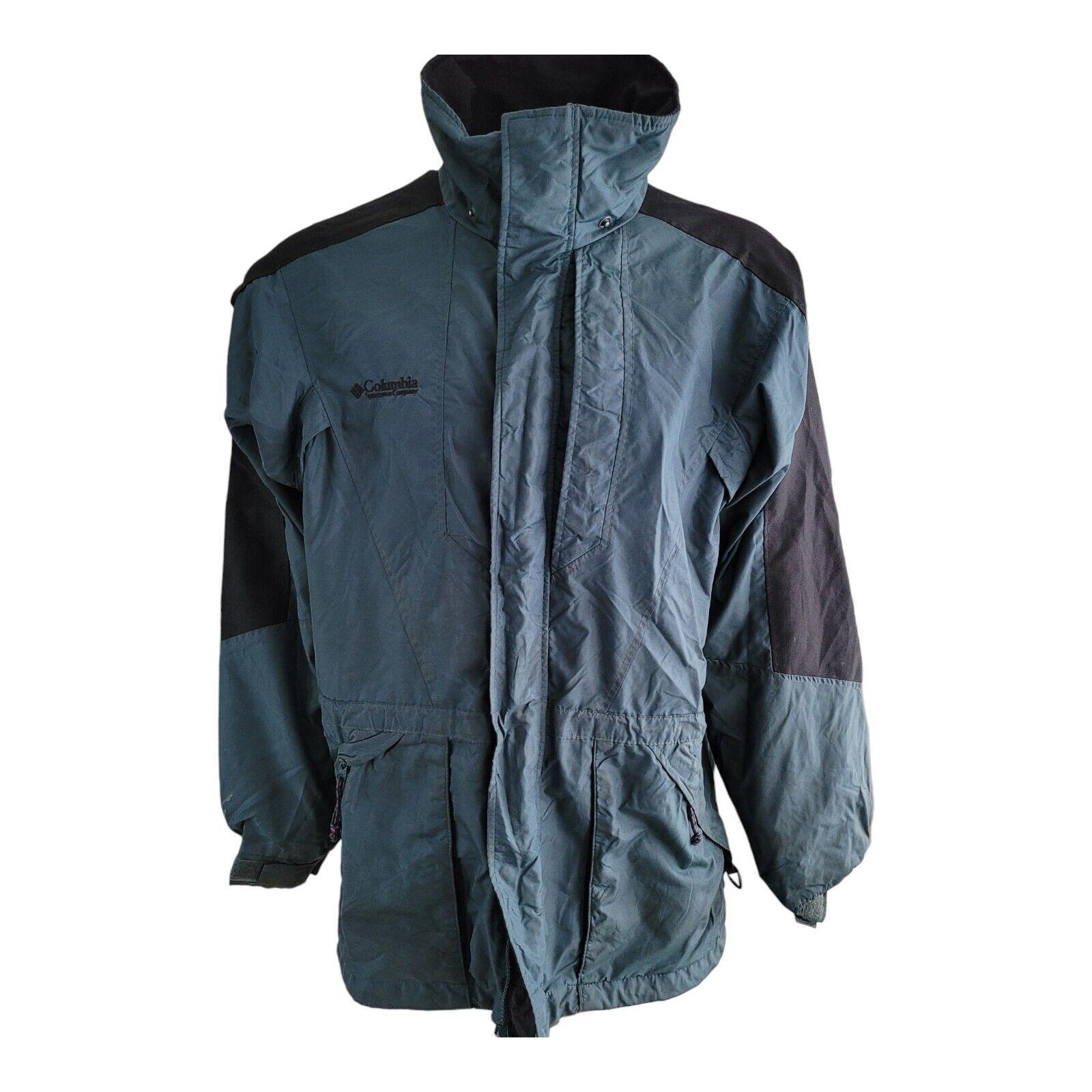 Columbia Double Whammy Mens M Raincoat | Waterproof Nylon, Iconic Logo | Size M-USASTARFASHION