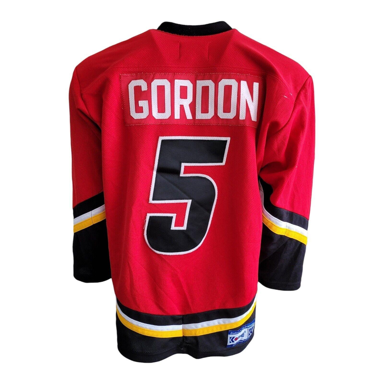 KOBE Canada Classic Flame #5 GTHL Leaside Gordon Hockey Jersey Size S/M-USASTARFASHION