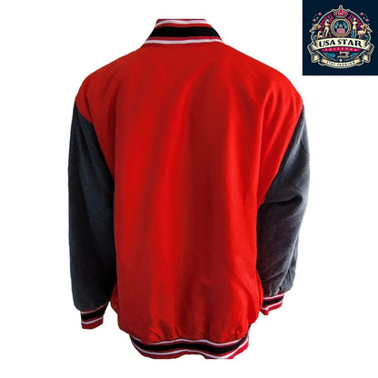 G-III Apparel Detroit Red Wings Varsity Jacket 4XL - Authentic Colors, Snap Fastening, Vintage Style - USASTARFASHION