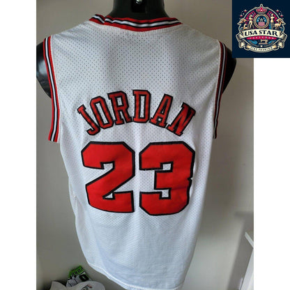 Chicago Bulls Jersey #23 Michael Jordan Hardwood Classics Mitchell & Ness, Size L - USASTARFASHION