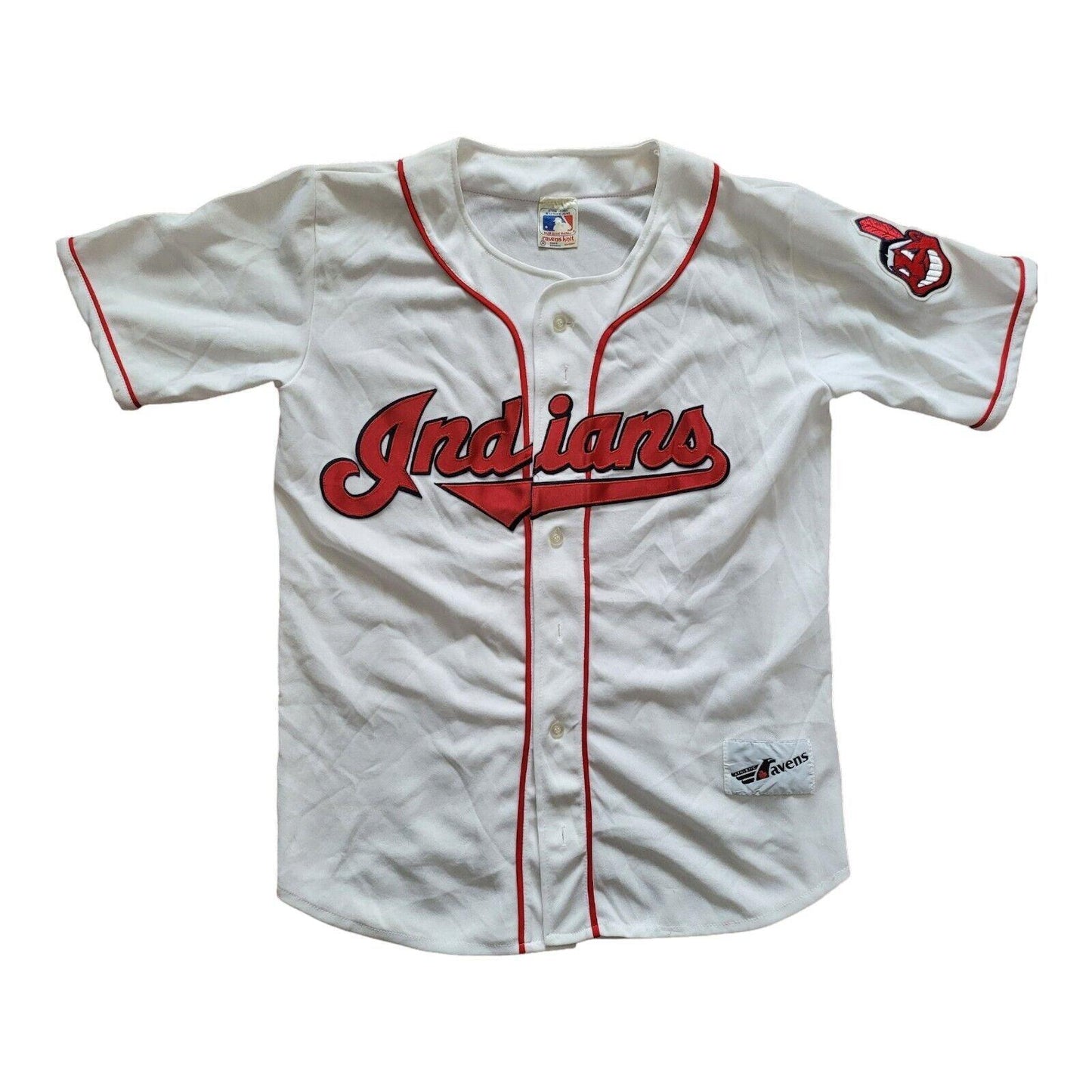 MLB Cleveland Indians Men's M RAVENS Knit Jersey - Size M-USASTARFASHION