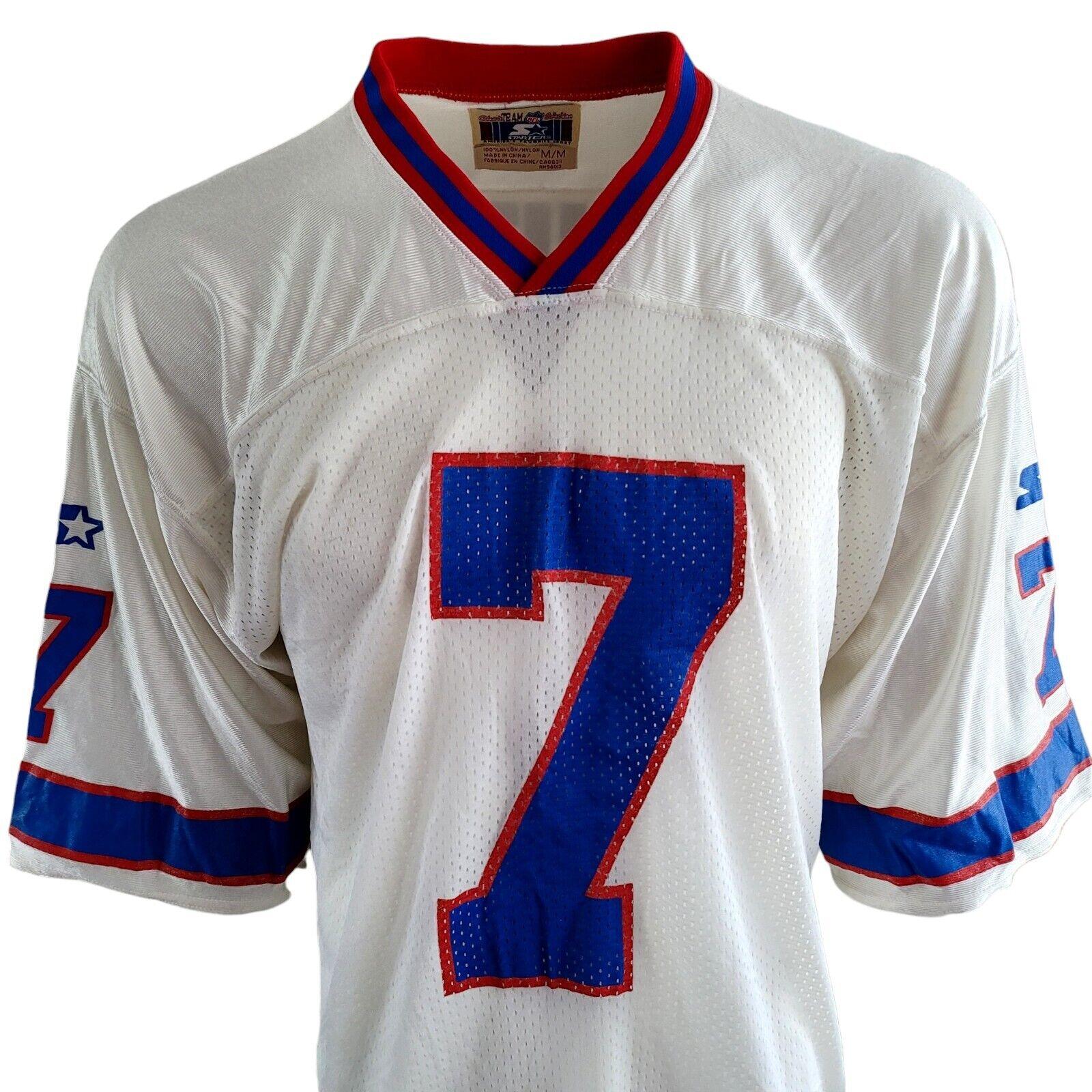 Doug Flutie #7 Buffalo Bills NFL Starter White Home Jersey Men's Size M-USASTARFASHION