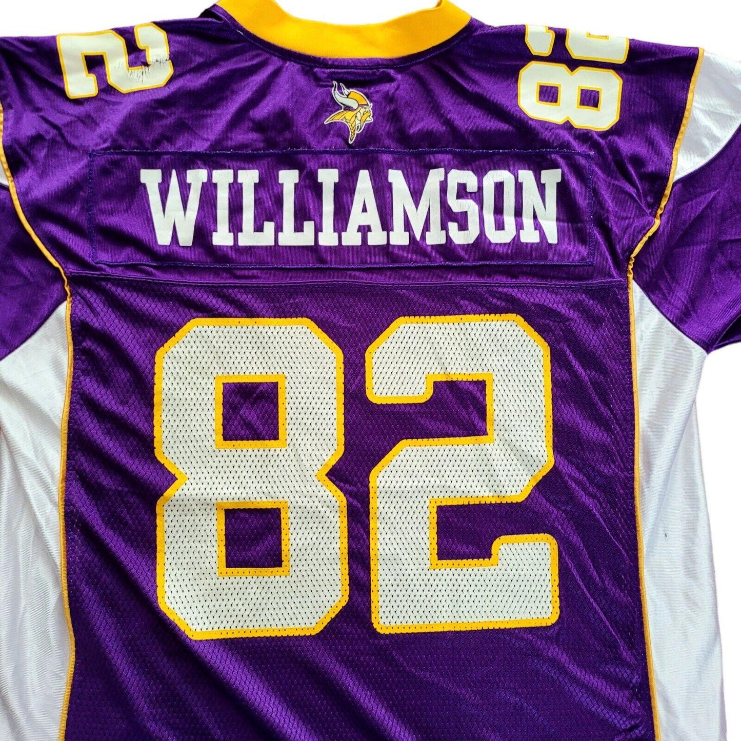 Troy Williamson #82 Minnesota Vikings Reebok Purple Jersey - Size Large-USASTARFASHION