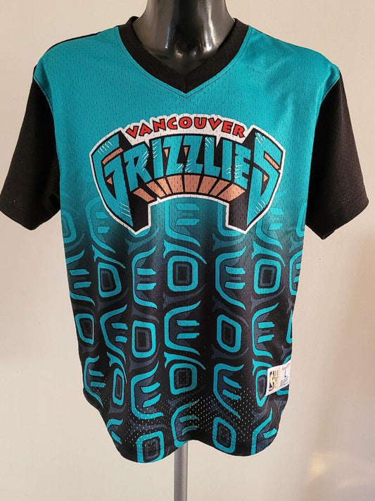 Vancouver Grizzlies Authentic Jersey by Mitchell & Ness - Size L - Classic NBA Design - Vintage Style - 23" Pit to Pit - USASTARFASHION