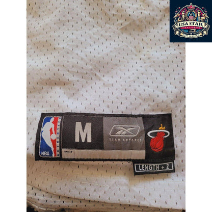 Reebok Miami Heat Jersey Dwayne Wade #3 Men’s Size M - Vintage Style, Great Condition - USASTARFASHION