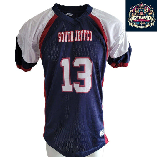 South Jeffco Falcons Jersey #13 - Stylish Adult S, Comfortable Breathable Fabric, Team Spirit - USASTARFASHION