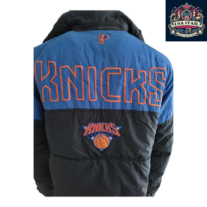 Proplayer New York Knicks Jacket Size M with Removable Hoodie, Team Logo & Practical Pockets - USASTARFASHION