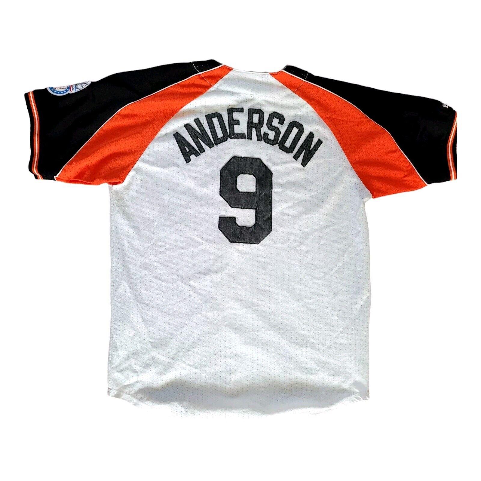 Baltimore Orioles #9 Brady Anderson Jersey - Size Large-USASTARFASHION