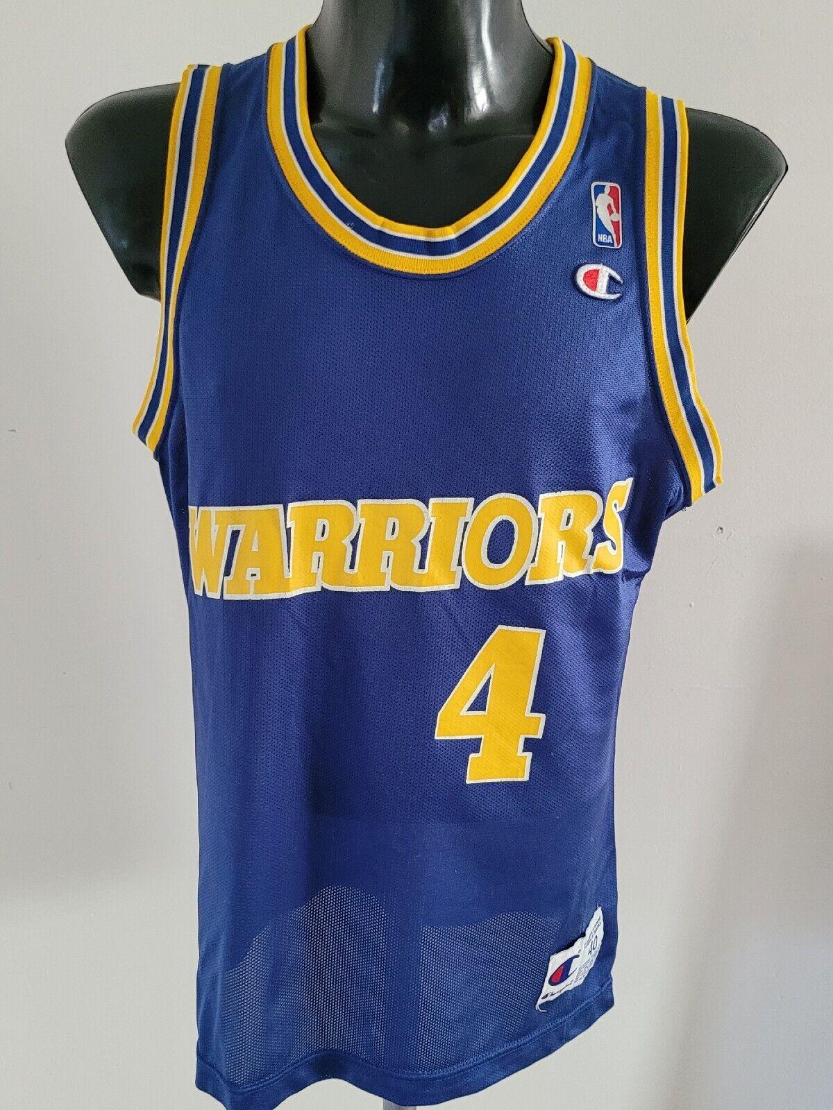 NBA Golden State Warriors #4 Webber Champion Basketball Shirt M/L Size 44-USASTARFASHION