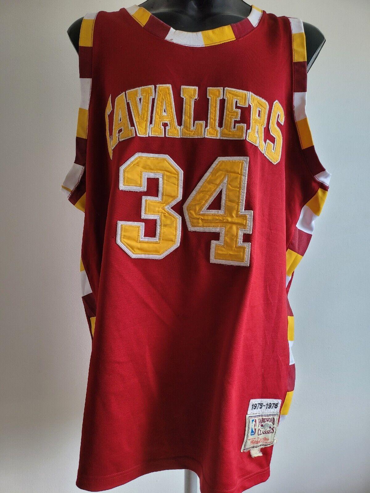 Cleveland Cavaliers #34 Austin Carr Hardwood Classics Jersey 2XL Vintage Authentic Design-USASTARFASHION